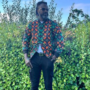 Gem Atelier African Print Bomber Jacket