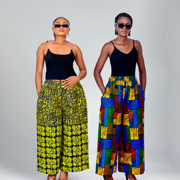 Nala Oversized Ankara Trousers