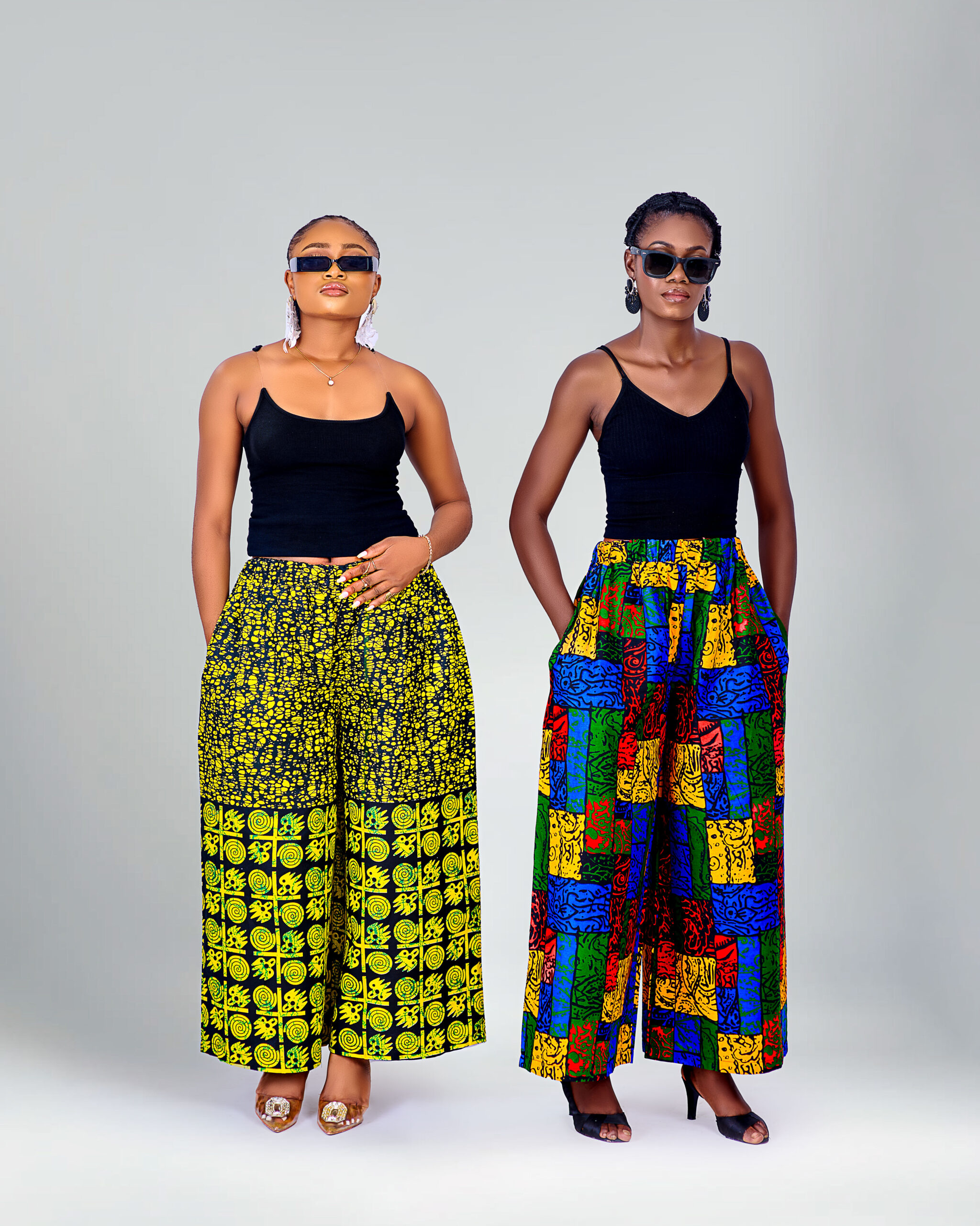 Nala Oversized Ankara Trousers