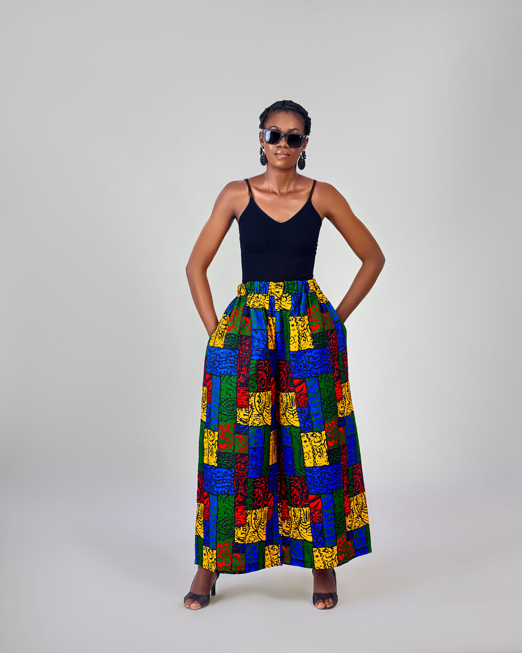 Nala Oversized Ankara Trousers - Image 2